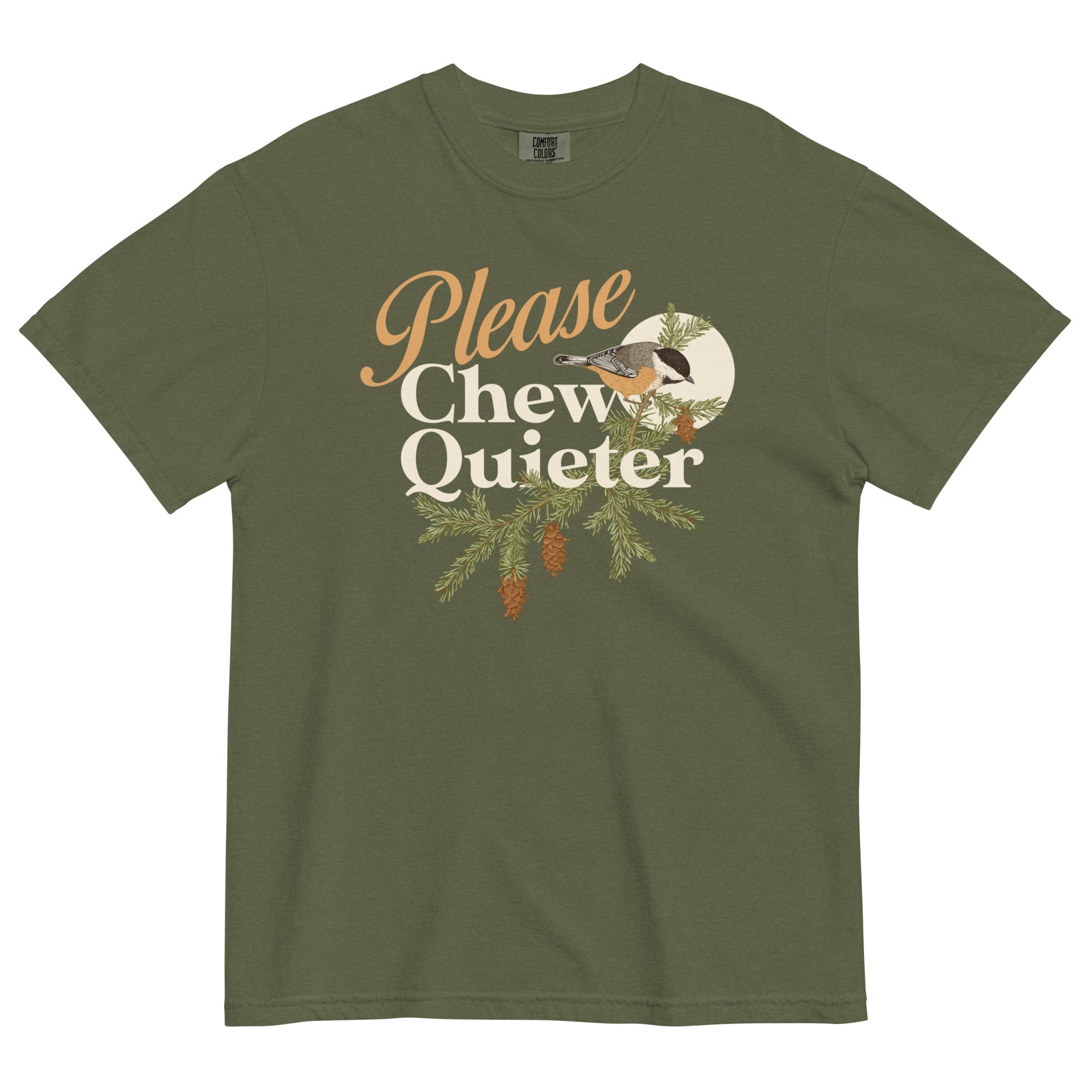 Please Chew Quieter Men's Relaxed Fit Tee