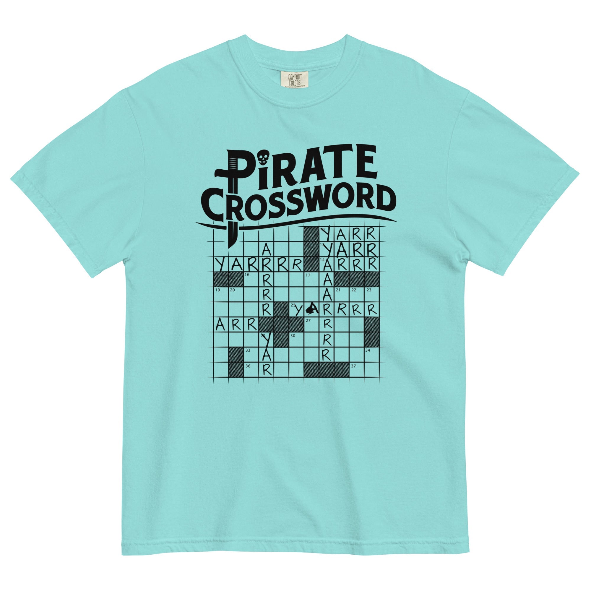 Pirate Crossword Men's Relaxed Fit Tee