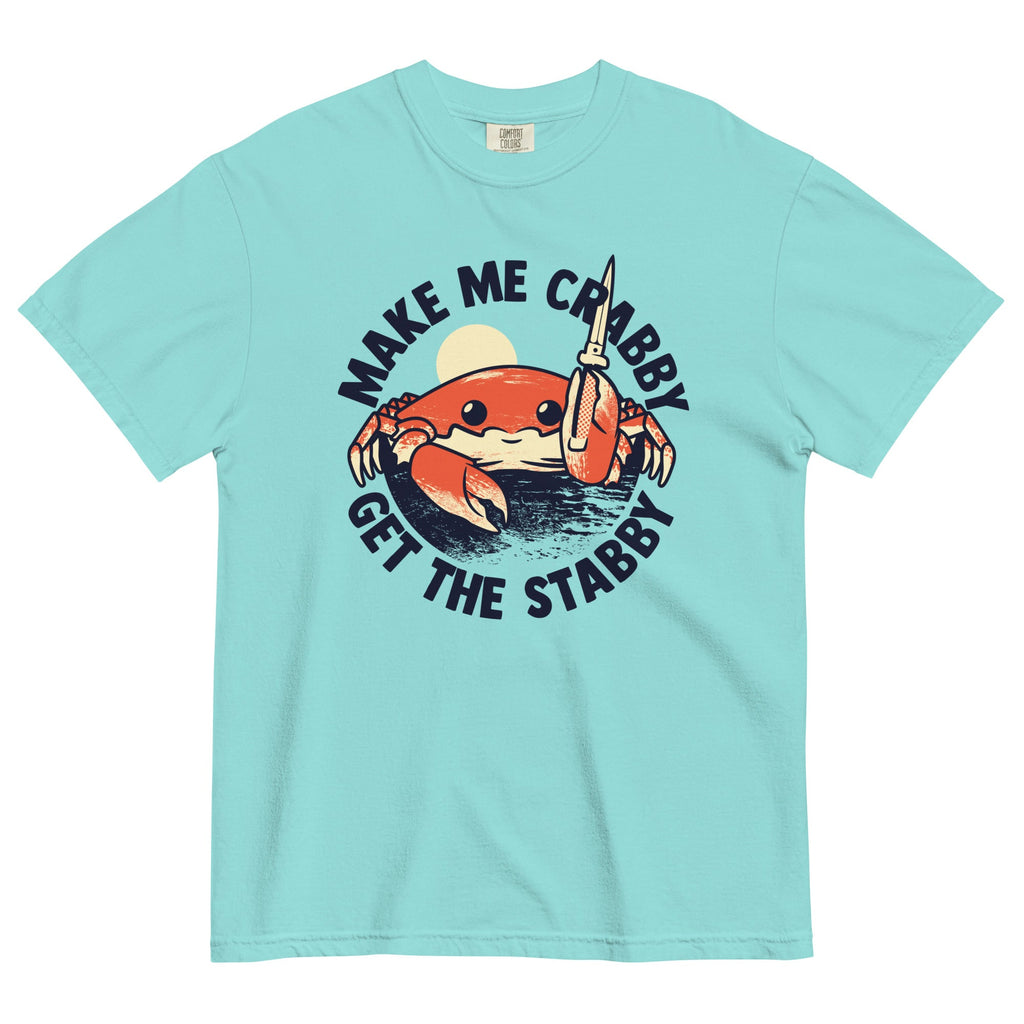 Make Me Crabby Get The Stabby Men's Relaxed Fit Tee