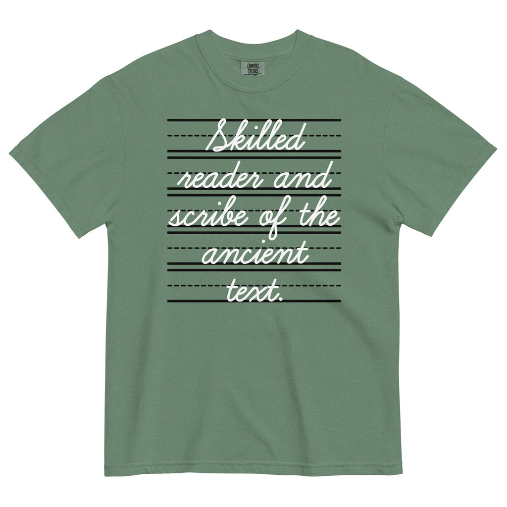 Skilled Reader And Scribe Of The Ancient Text Men's Relaxed Fit Tee