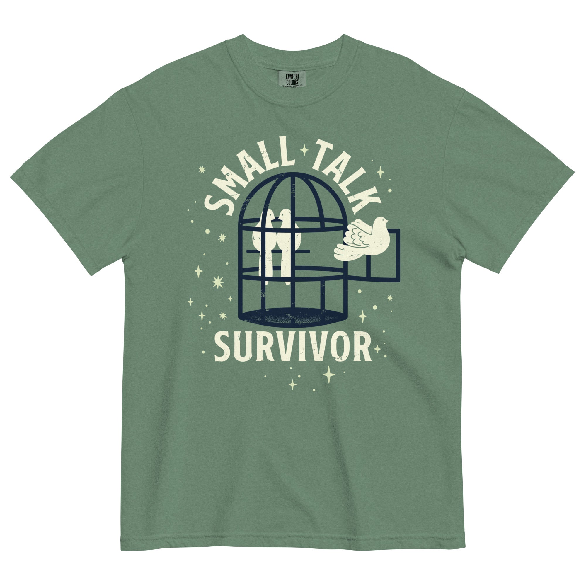 Small Talk Survivor Men's Relaxed Fit Tee