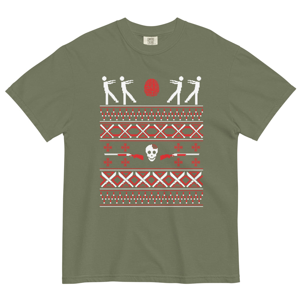 Zombie Christmas Sweater Men's Relaxed Fit Tee