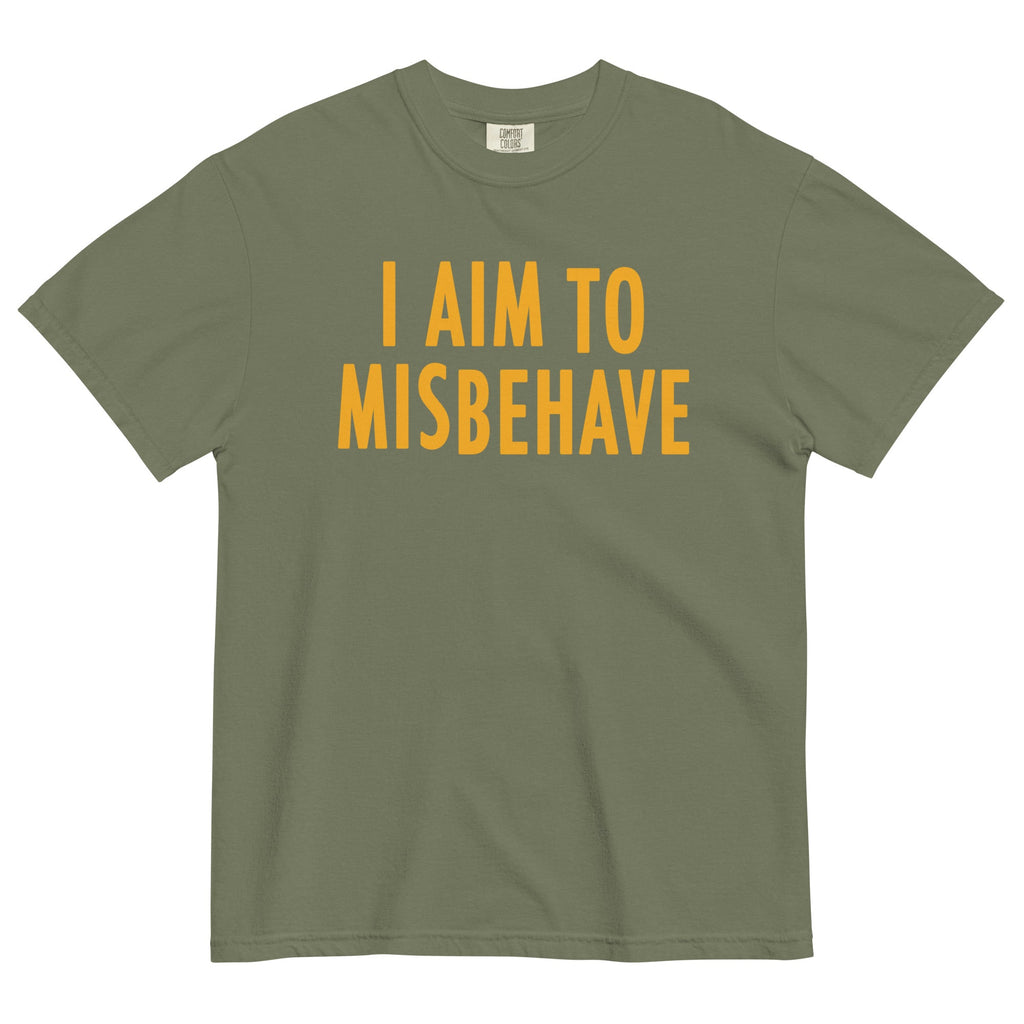 I Aim To Misbehave Men's Relaxed Fit Tee