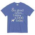 So Good News I Saw A Dog Today Men's Relaxed Fit Tee