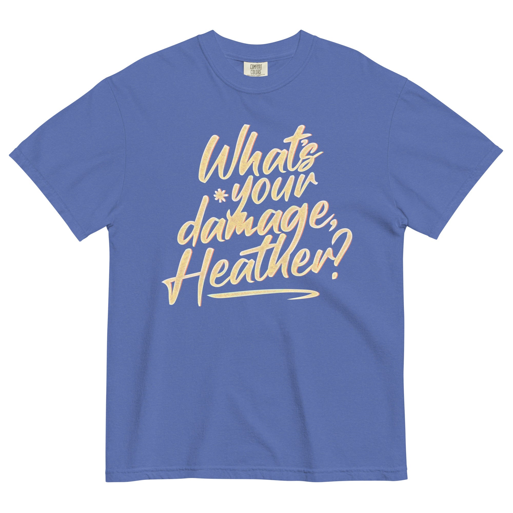 What's Your Damage, Heather? Men's Relaxed Fit Tee