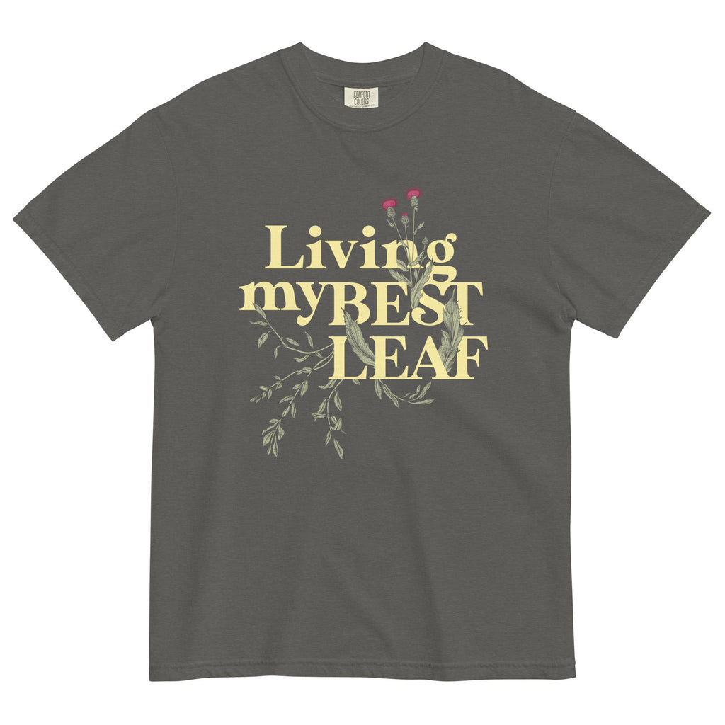 Living My Best Leaf Men's Relaxed Fit Tee