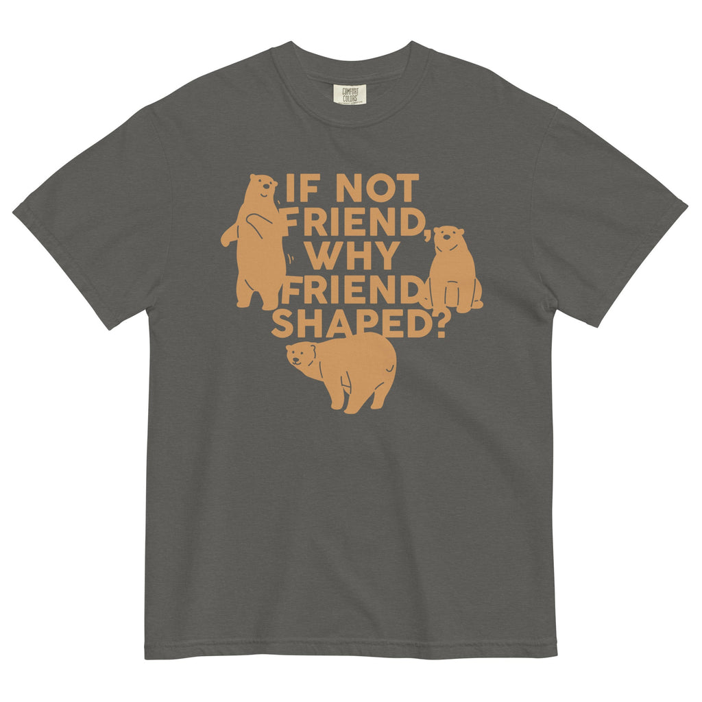 If Not Friend, Why Friend Shaped? Men's Relaxed Fit Tee
