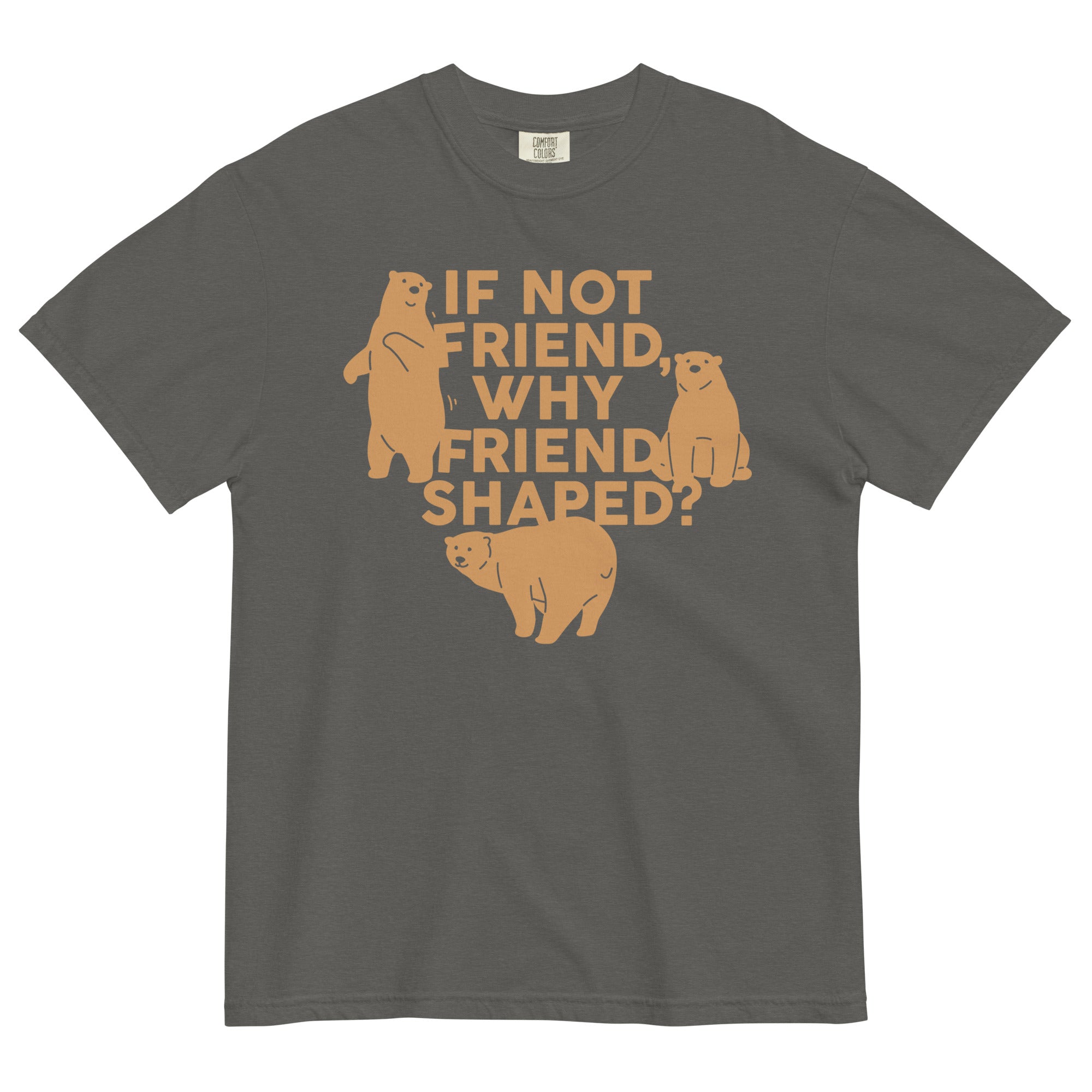 If Not Friend, Why Friend Shaped? Men's Relaxed Fit Tee