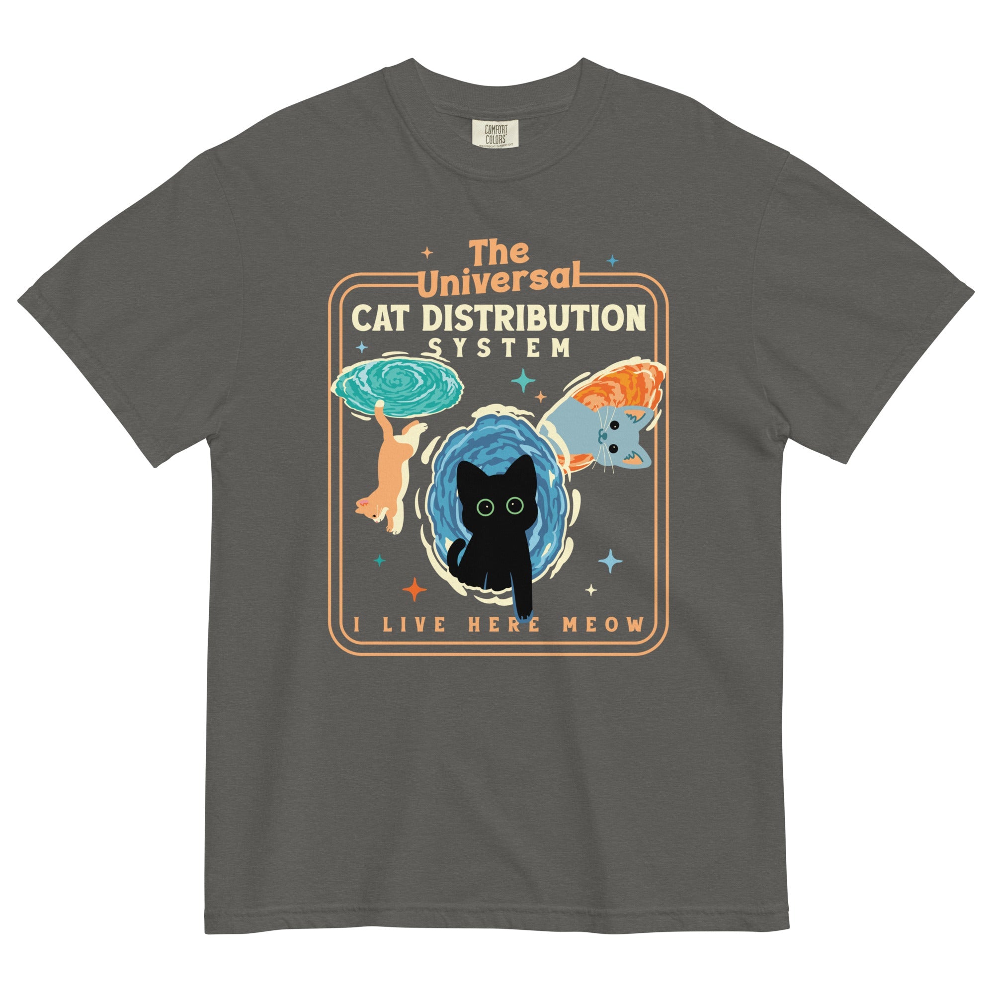 The Universal Cat Distribution System Men's Relaxed Fit Tee