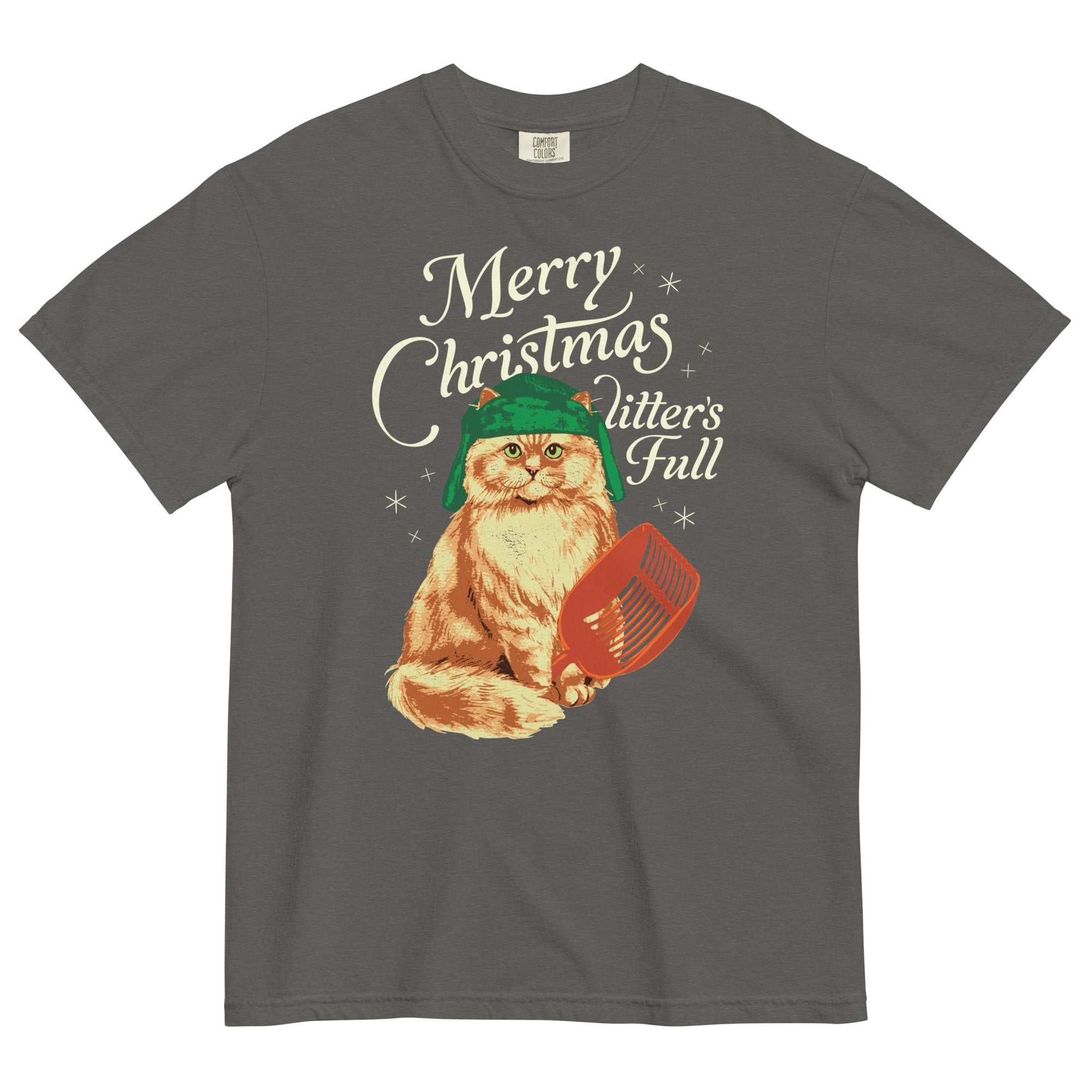 Merry Christmas Litter's Full Men's Relaxed Fit Tee