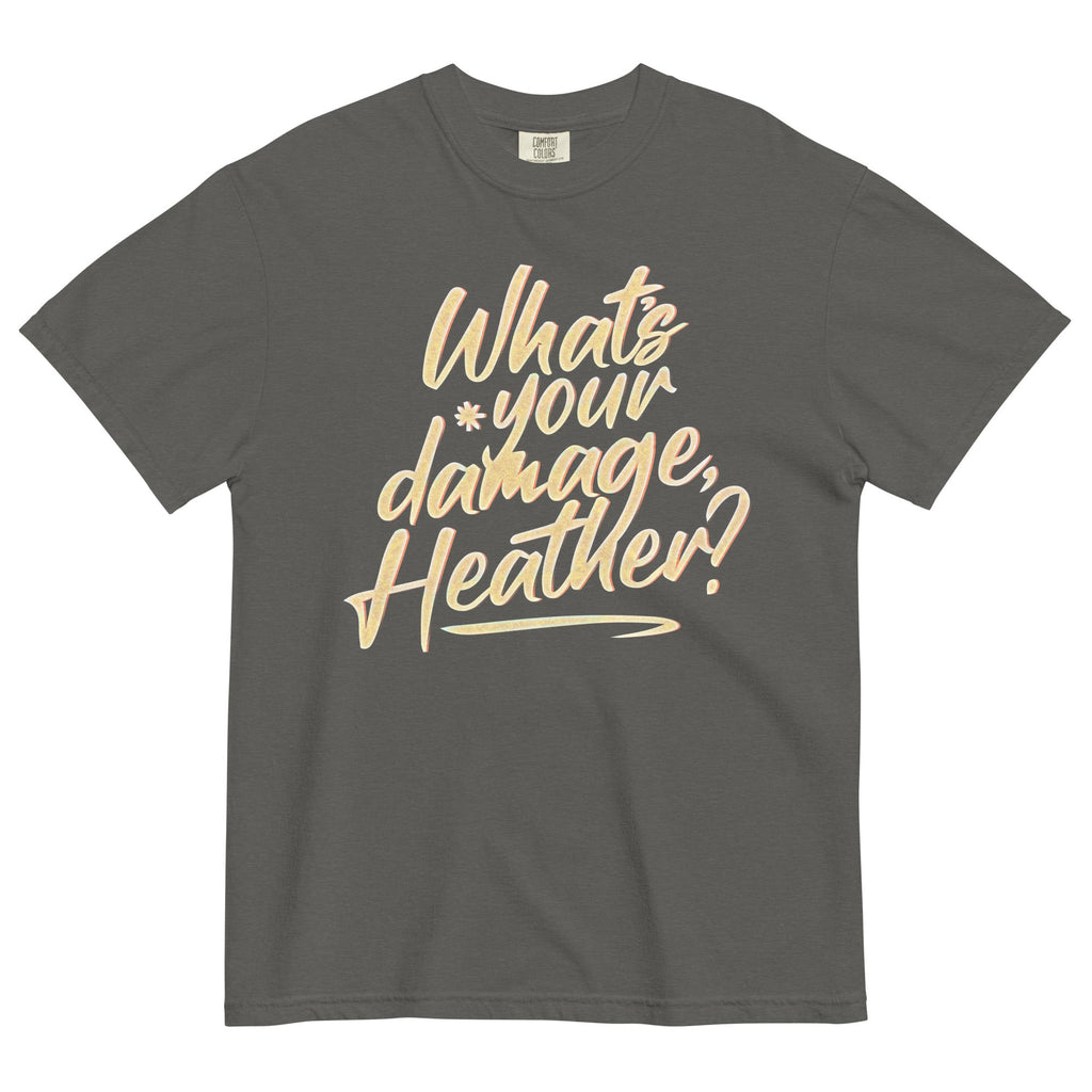 What's Your Damage, Heather? Men's Relaxed Fit Tee