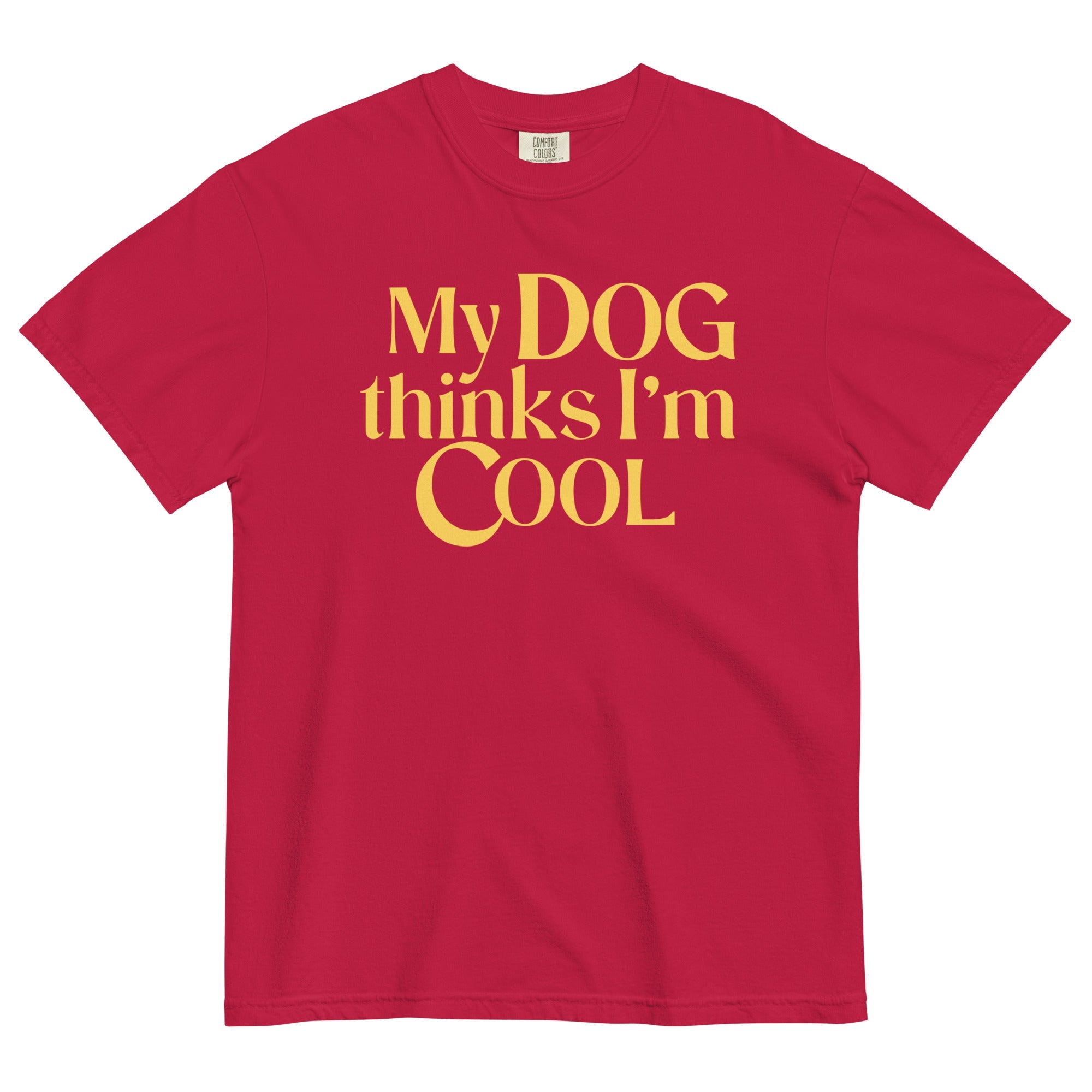 My Dog Thinks I'm Cool Men's Relaxed Fit Tee