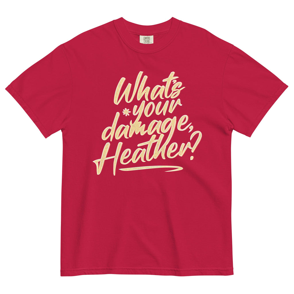 What's Your Damage, Heather? Men's Relaxed Fit Tee