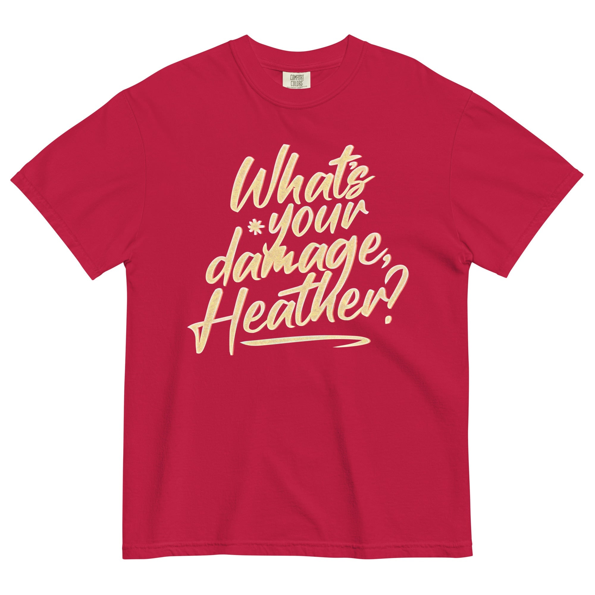 What's Your Damage, Heather? Men's Relaxed Fit Tee
