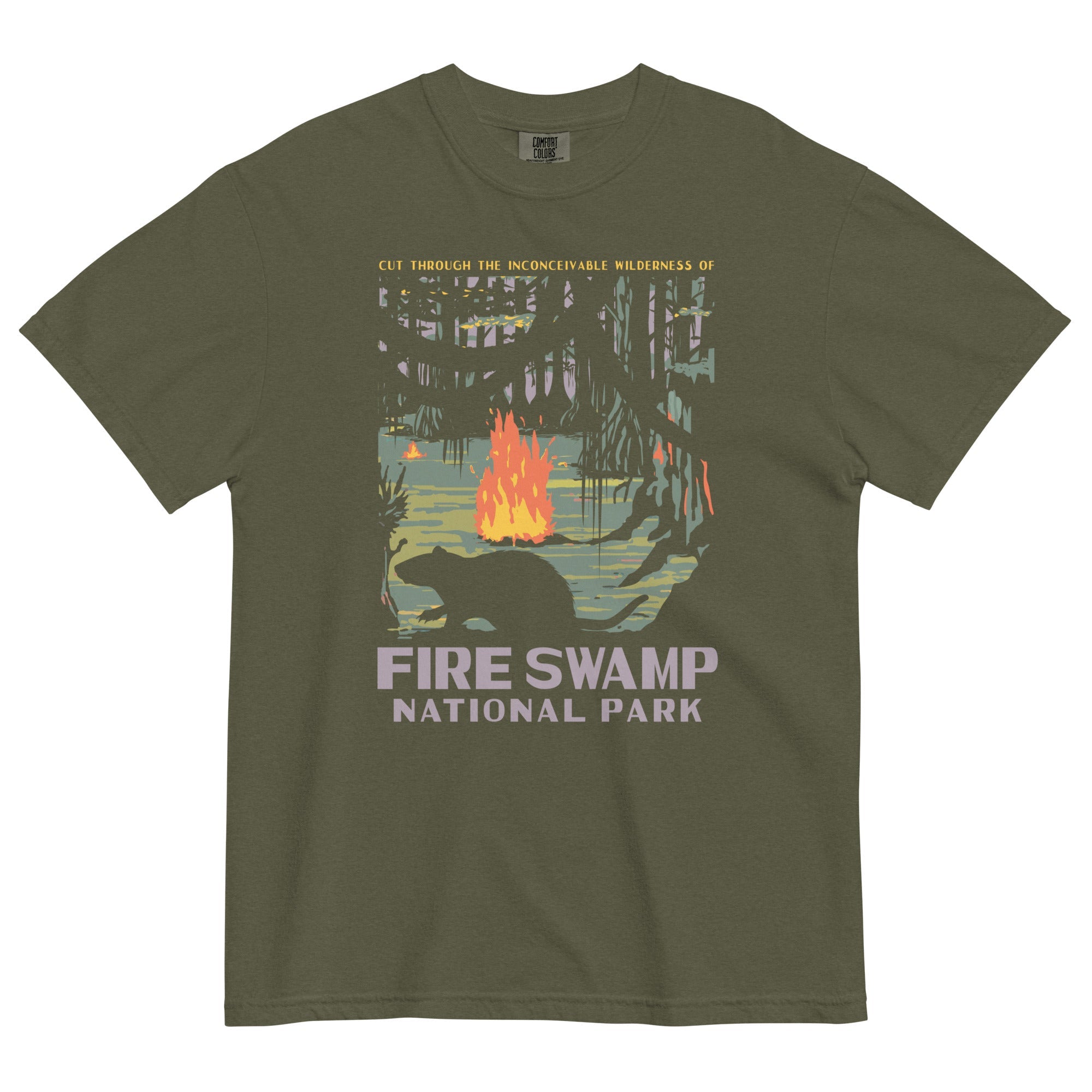 Fire Swamp National Park Men's Relaxed Fit Tee