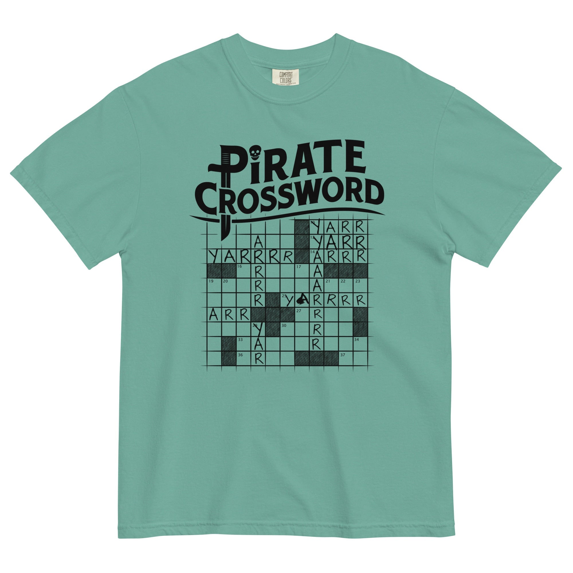 Pirate Crossword Men's Relaxed Fit Tee