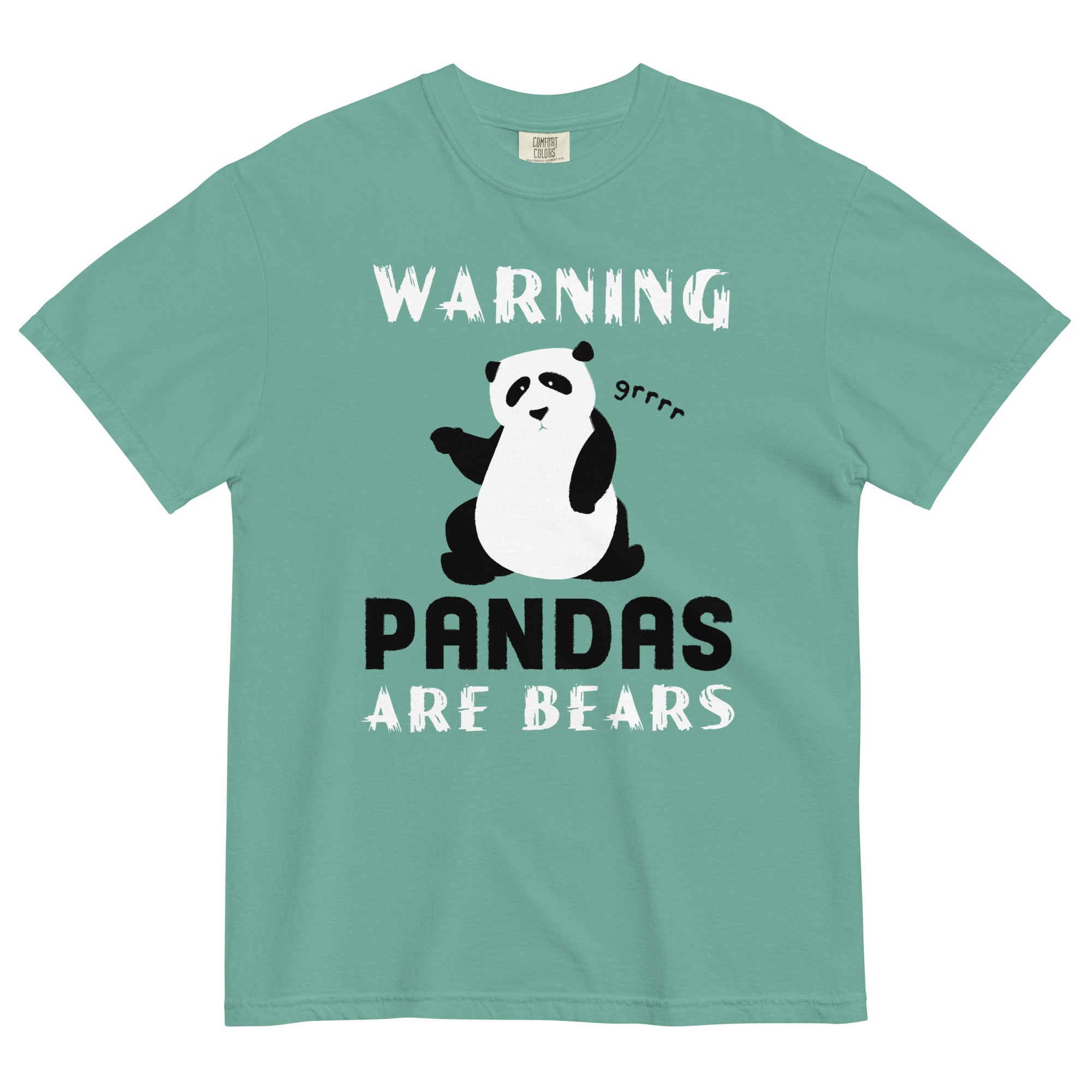 Warning, Pandas Are Bears Men's Relaxed Fit Tee