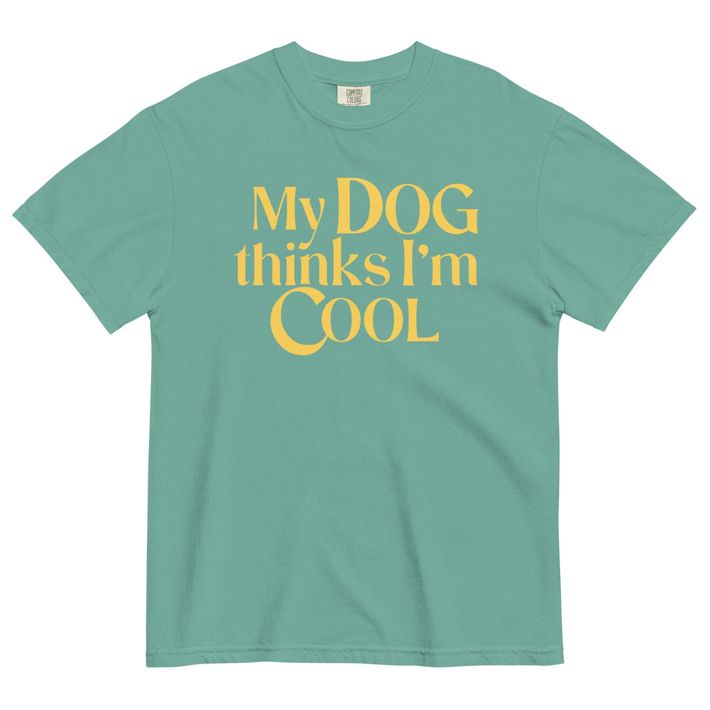 My Dog Thinks I'm Cool Men's Relaxed Fit Tee