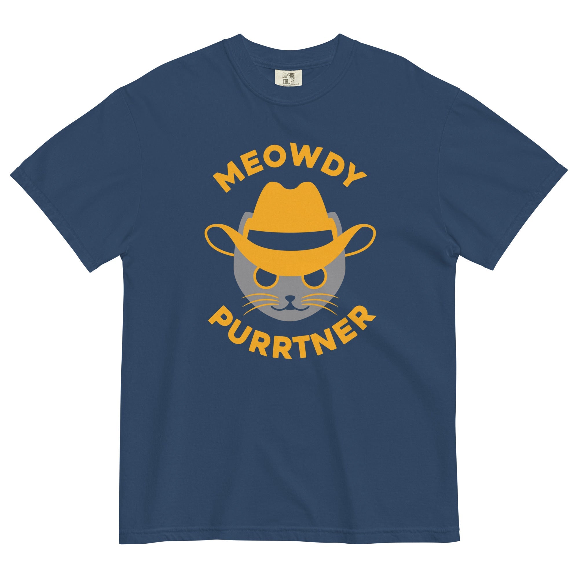 Meowdy Purrtner Men's Relaxed Fit Tee