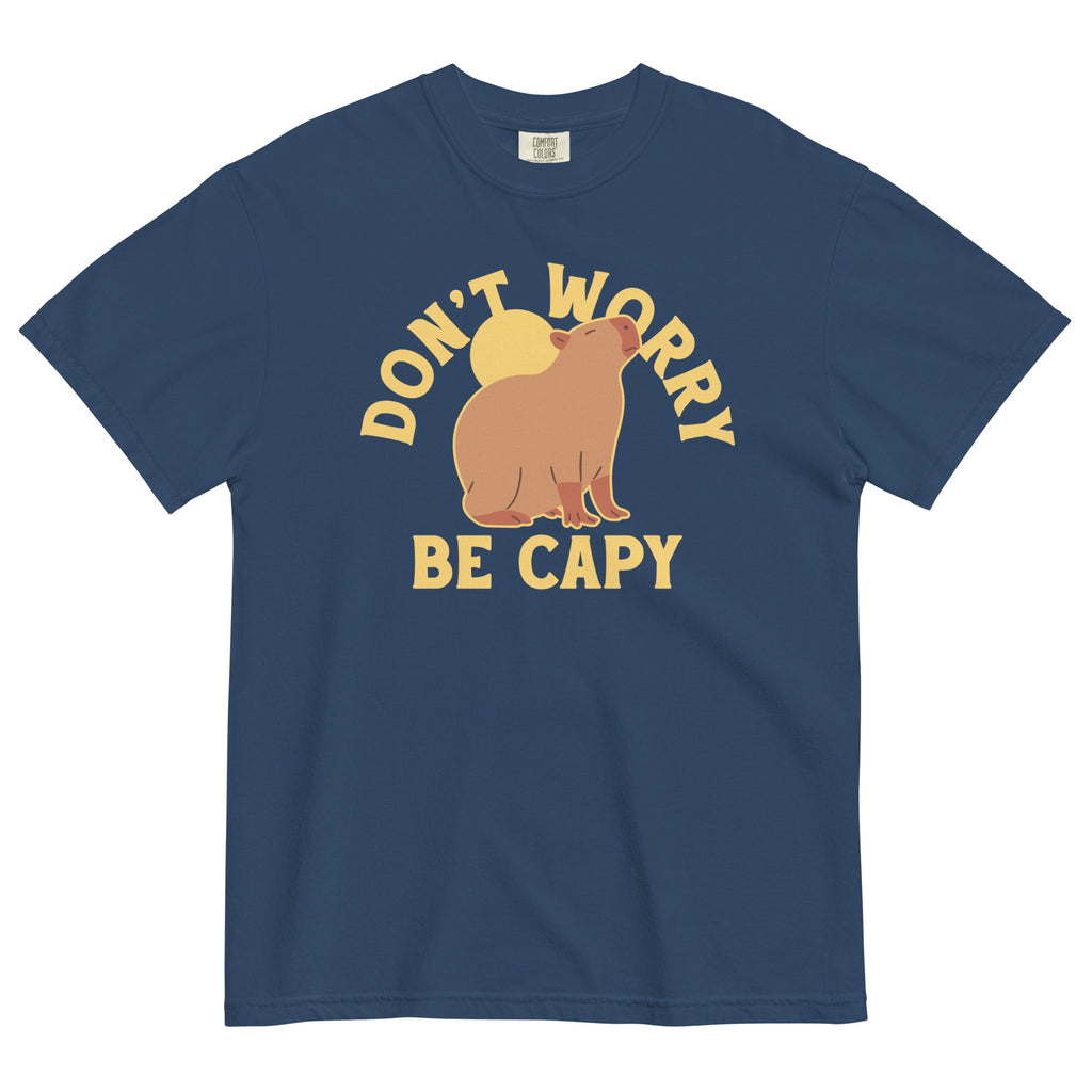 Don't Worry Be Capy Men's Relaxed Fit Tee