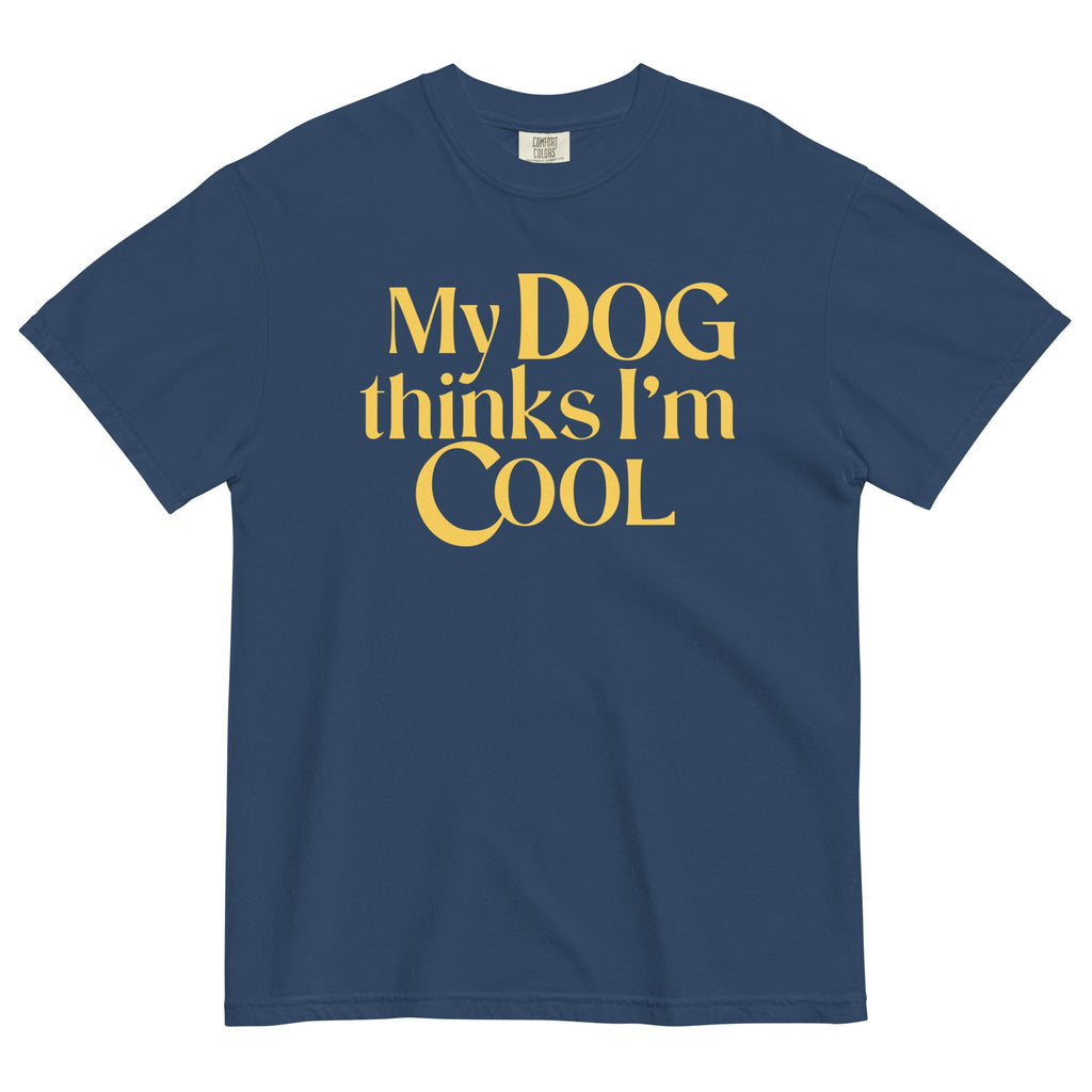 My Dog Thinks I'm Cool Men's Relaxed Fit Tee