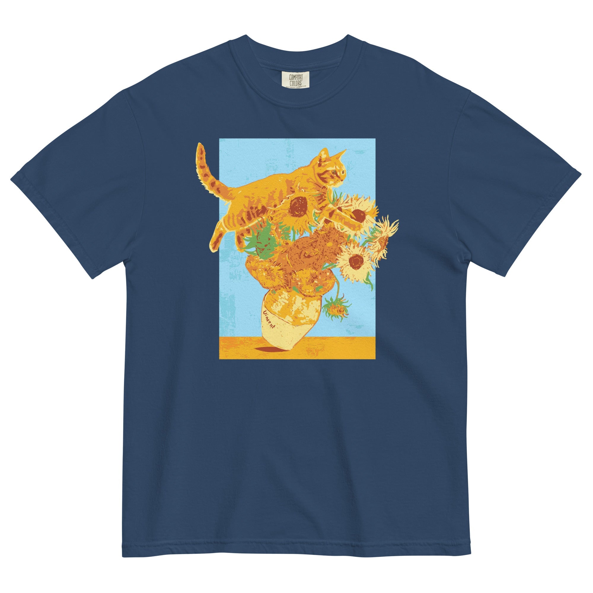 Van Gogh's Cat Men's Relaxed Fit Tee