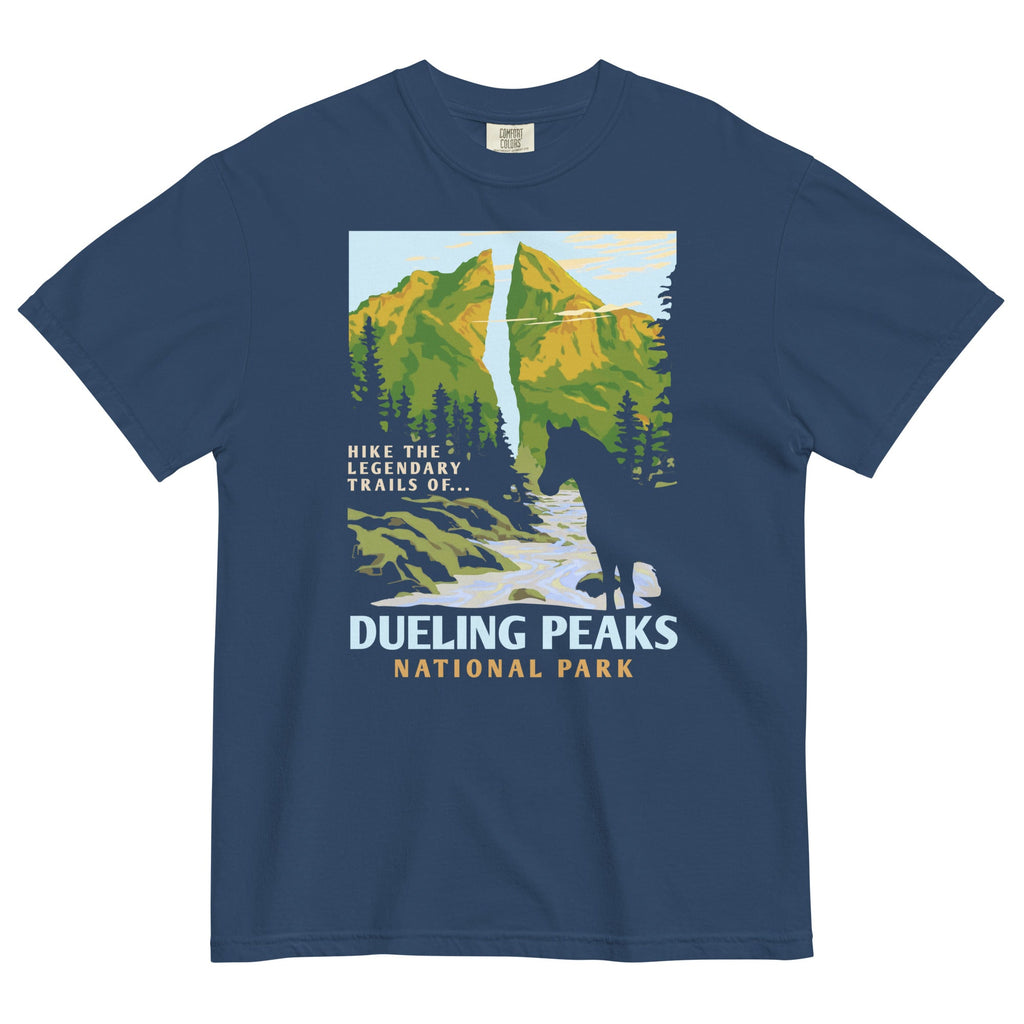 Dueling Peaks National Park Men's Relaxed Fit Tee