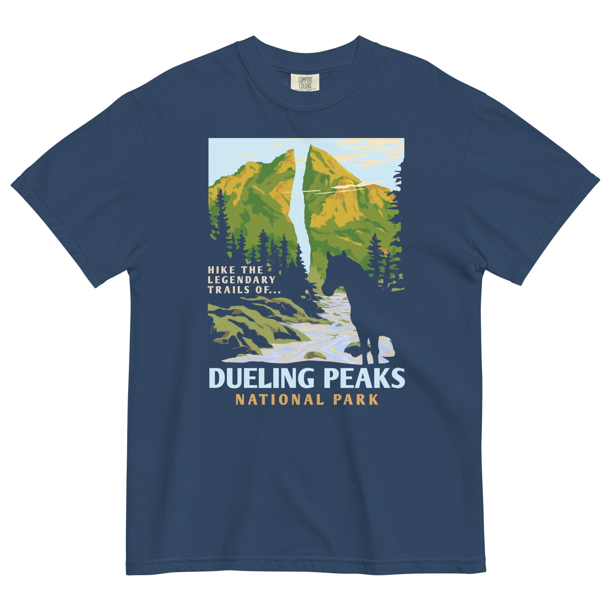 Dueling Peaks National Park Men's Relaxed Fit Tee