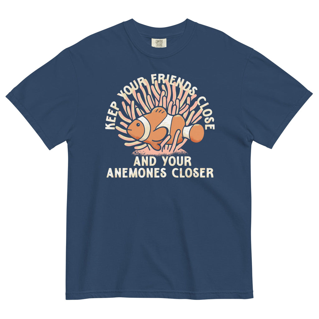 Keep Your Friends Close And Your Anemones Closer Men's Relaxed Fit Tee