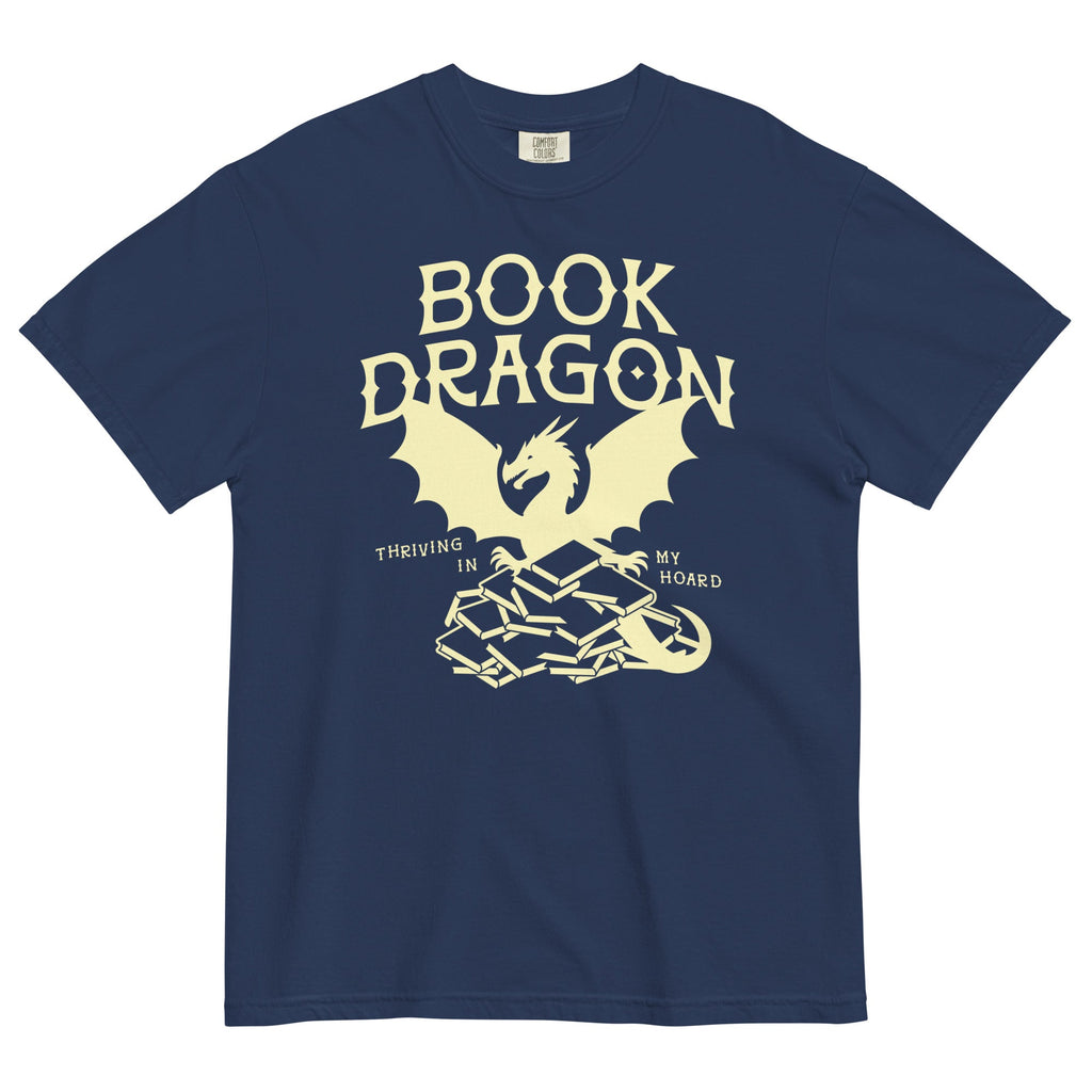 Book Dragon Thriving In My Hoard Men's Relaxed Fit Tee