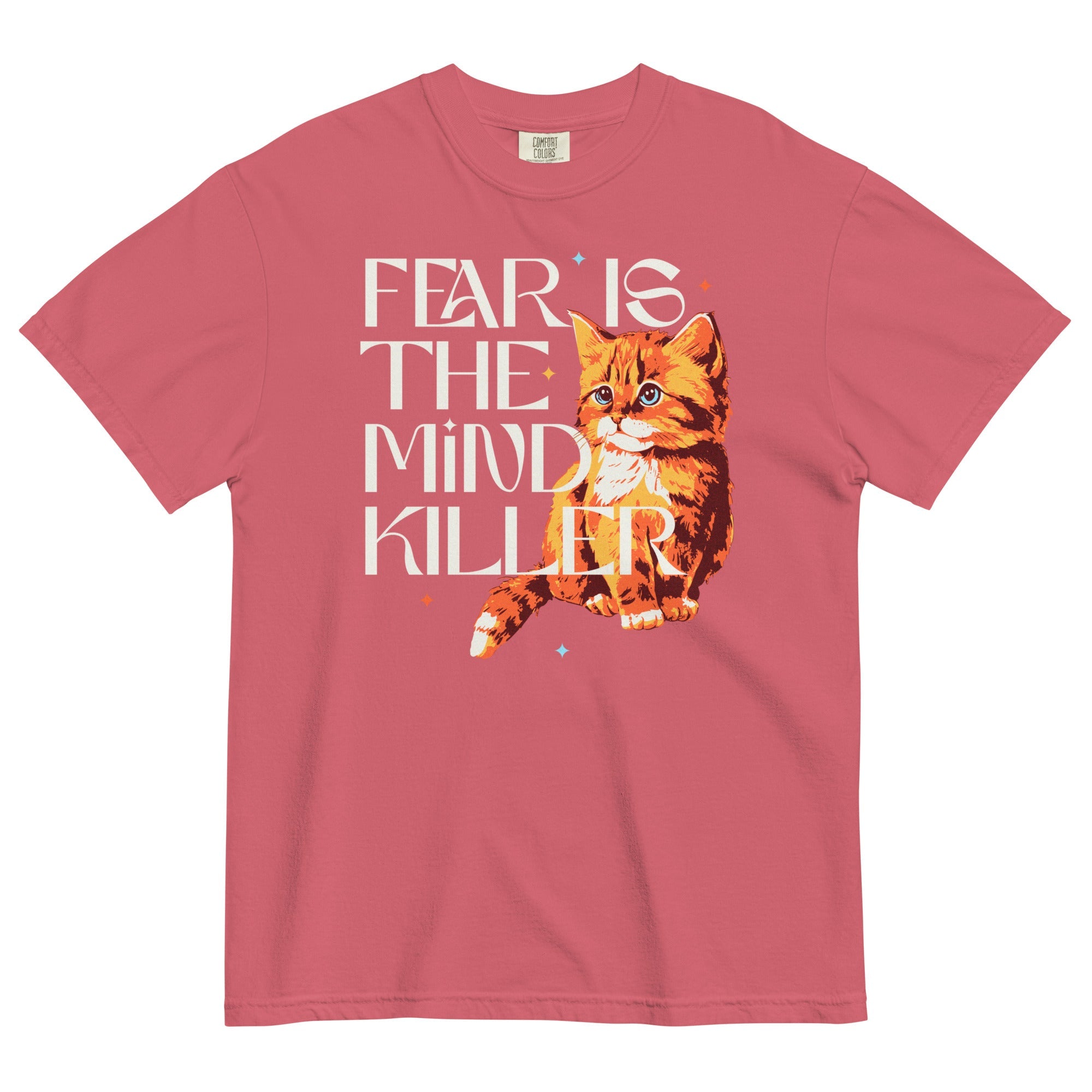 Fear Is The Mind Killer Cat Men's Relaxed Fit Tee