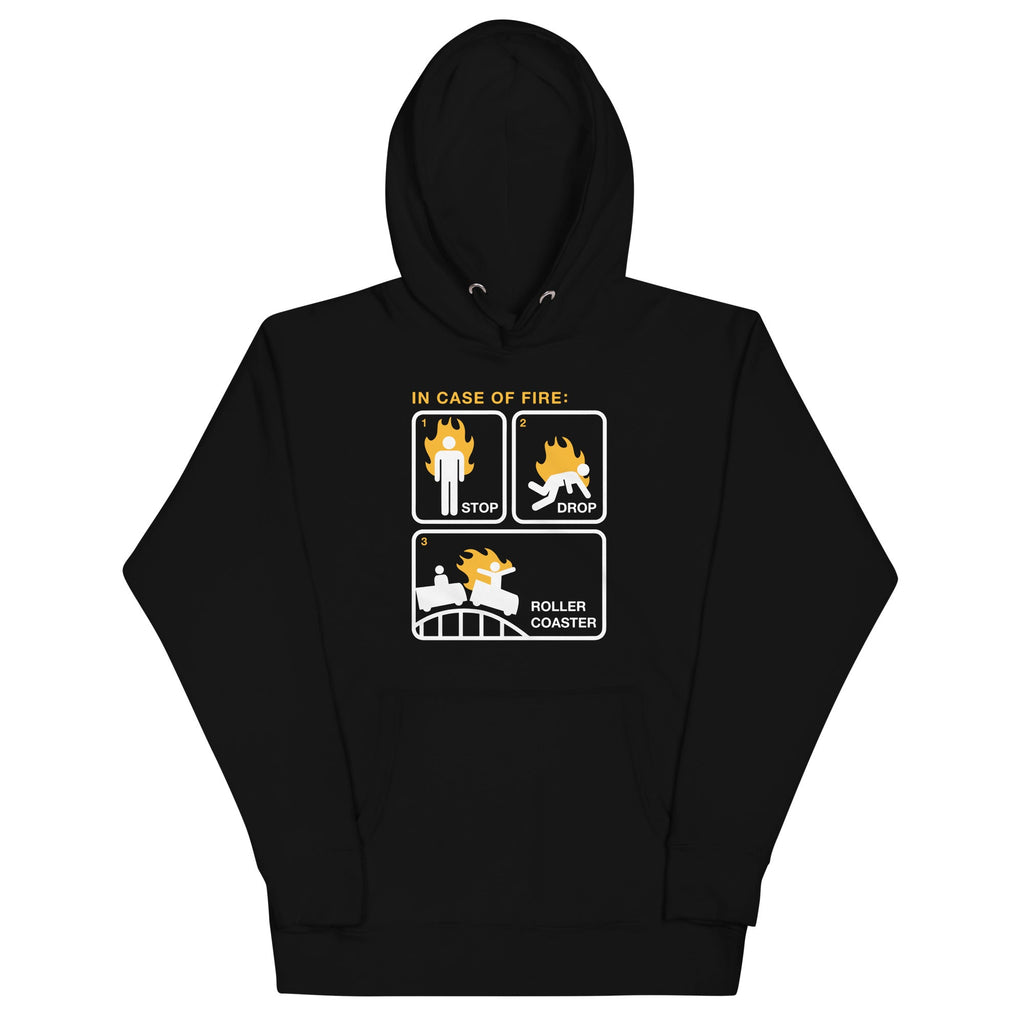 Stop Drop Roller Coaster Unisex Hoodie