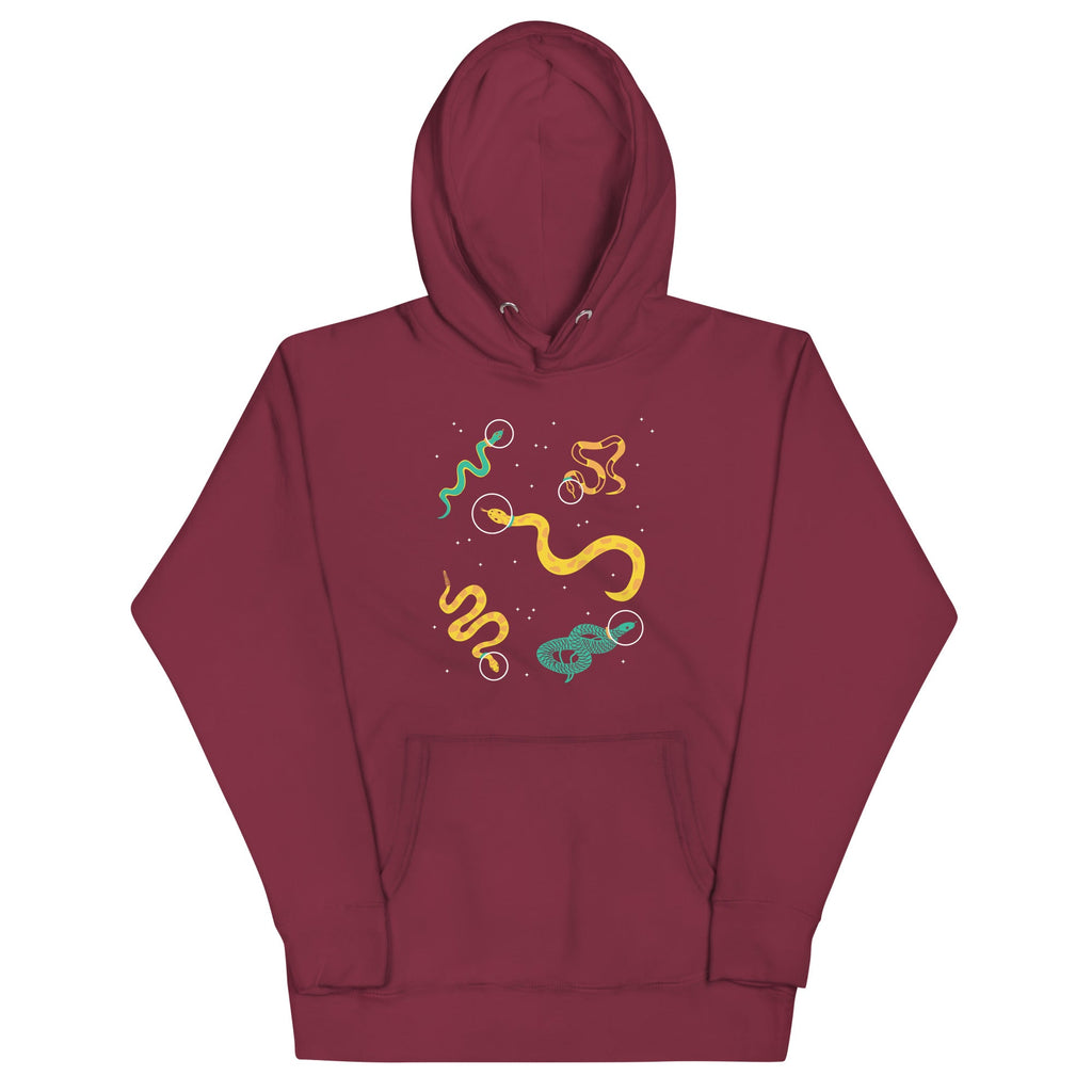 Snakes In Space Unisex Hoodie