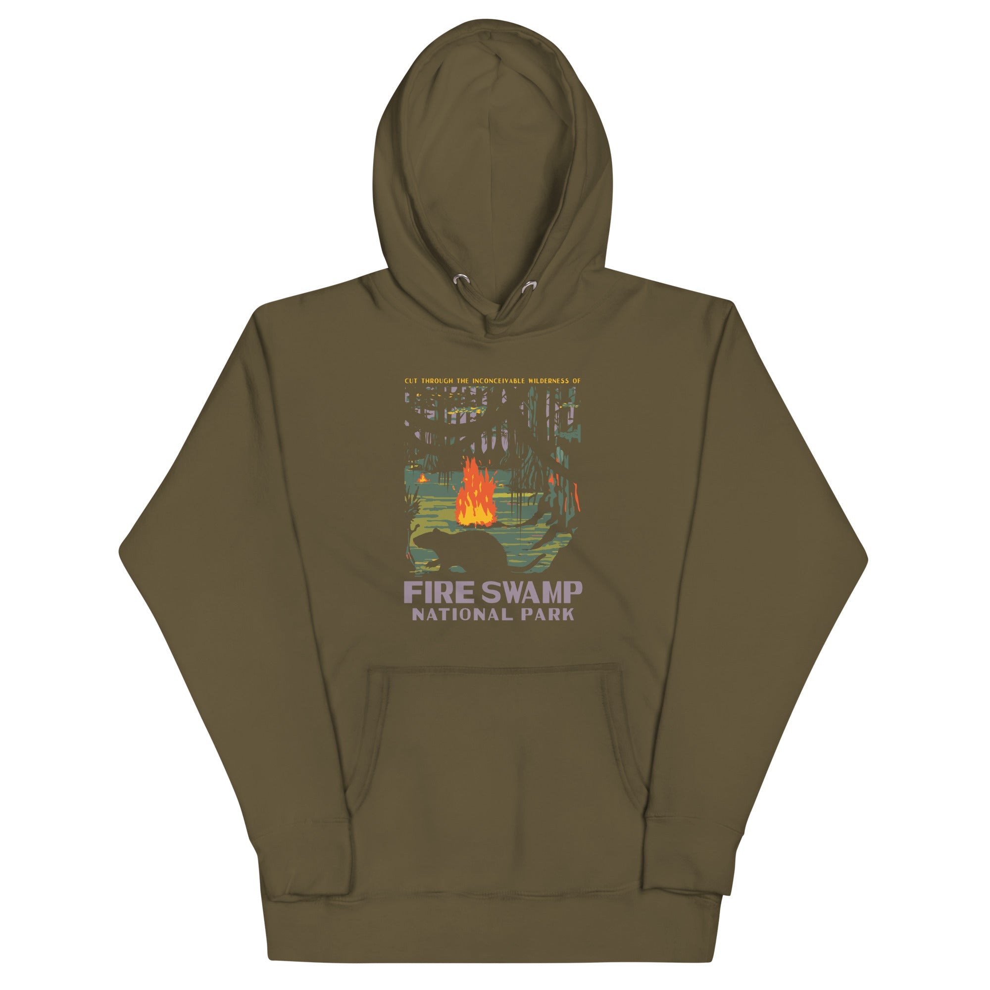 Fire Swamp National Park Unisex Hoodie
