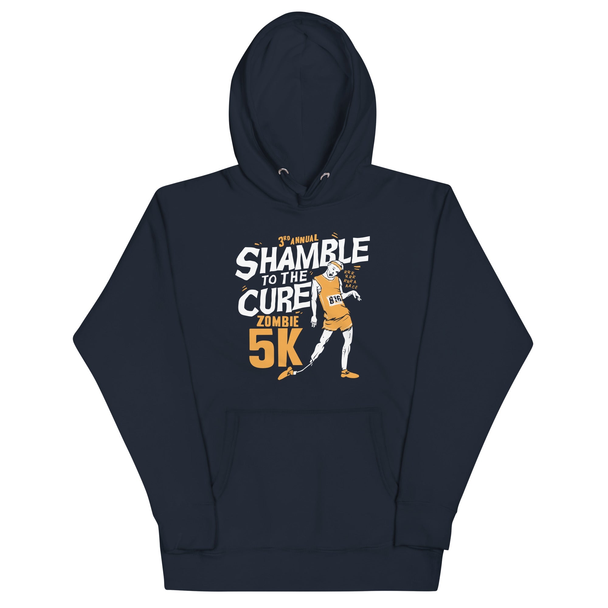 Shamble To The Cure Zombie 5K Unisex Hoodie