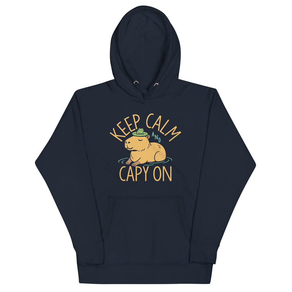 Keep Calm And Capy On Unisex Hoodie