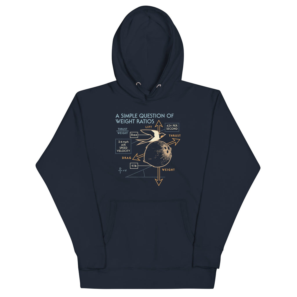 A Simple Question Of Weight Ratios Unisex Hoodie
