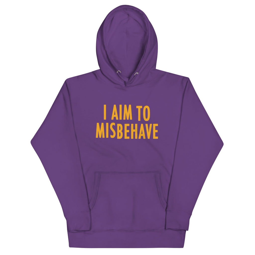 I Aim To Misbehave Unisex Hoodie