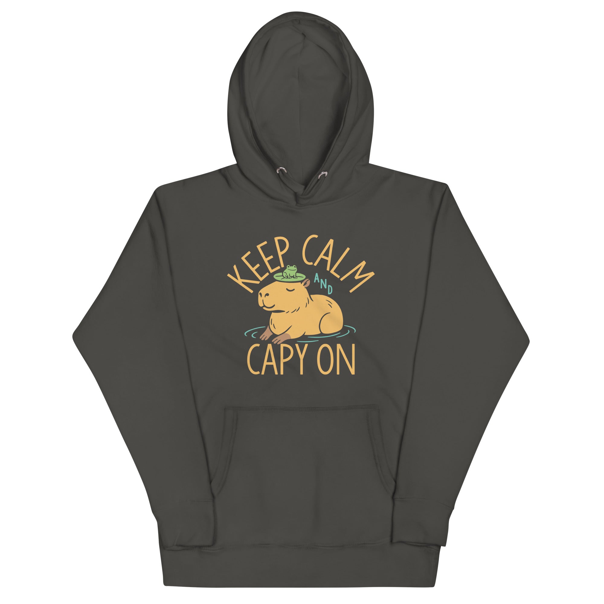 Keep Calm And Capy On Unisex Hoodie