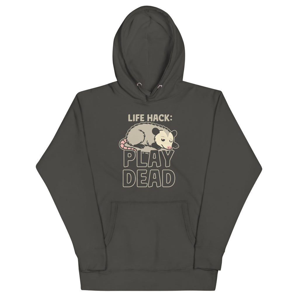 Life Hack Play Dead Unisex Hoodie