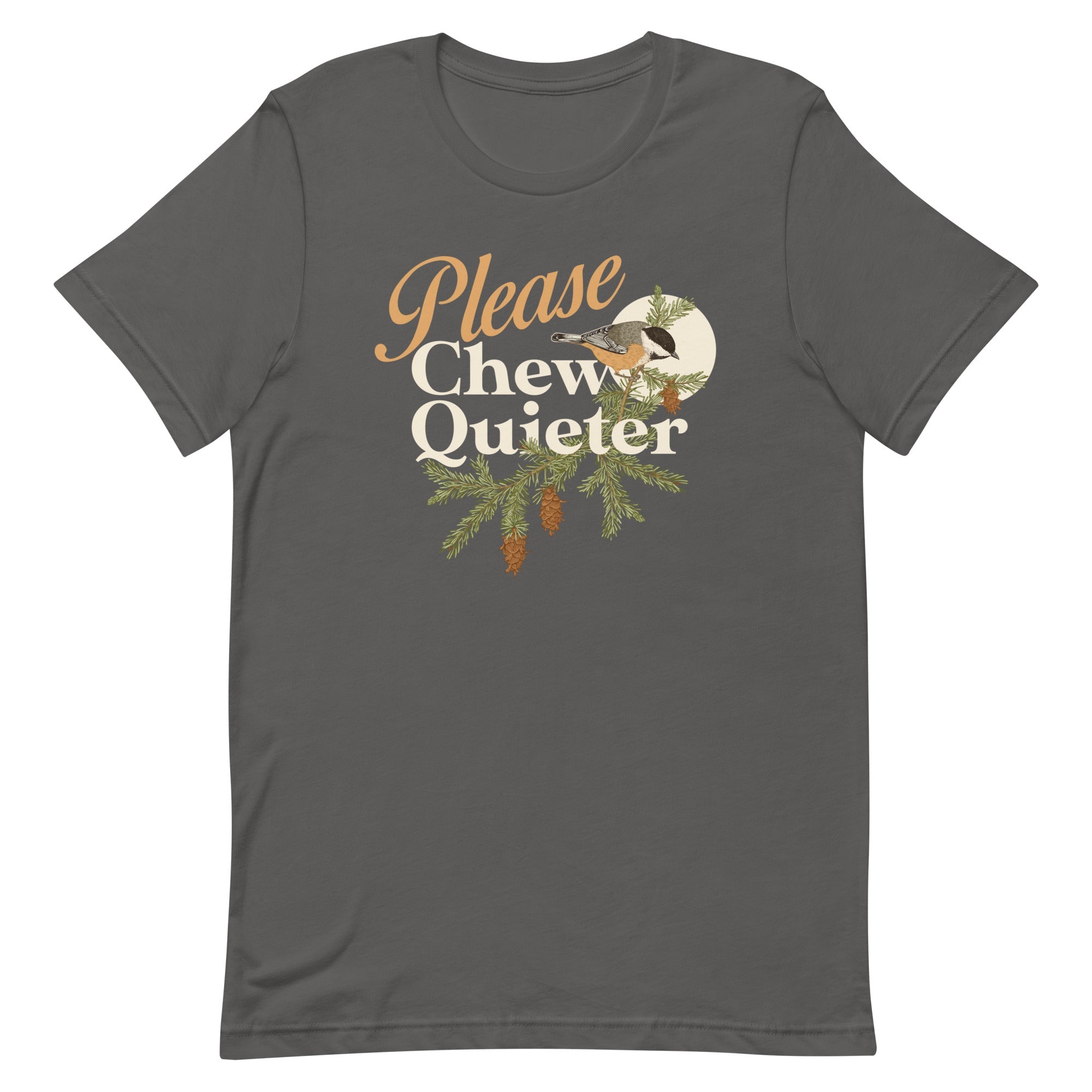 Please Chew Quieter Men's Signature Tee