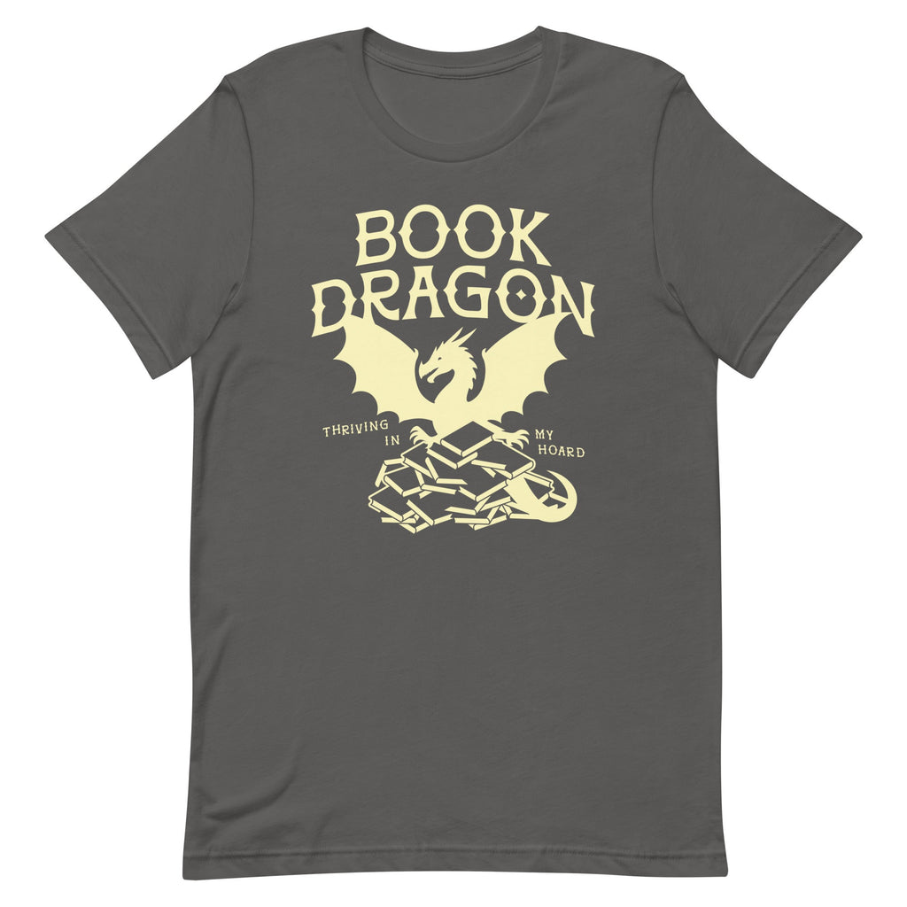 Book Dragon Thriving In My Hoard Men's Signature Tee