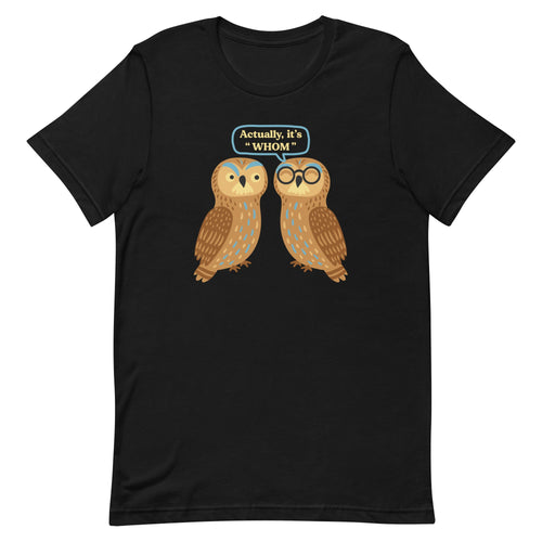 Actually, It's Whom Men's Signature Tee