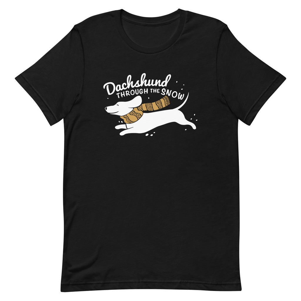 Dachshund Through The Snow Men's Signature Tee