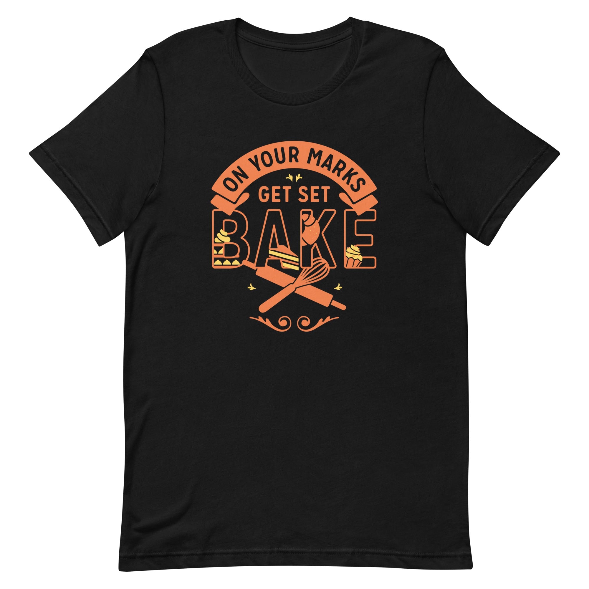 On Your Marks Get Set Bake Men's Signature Tee