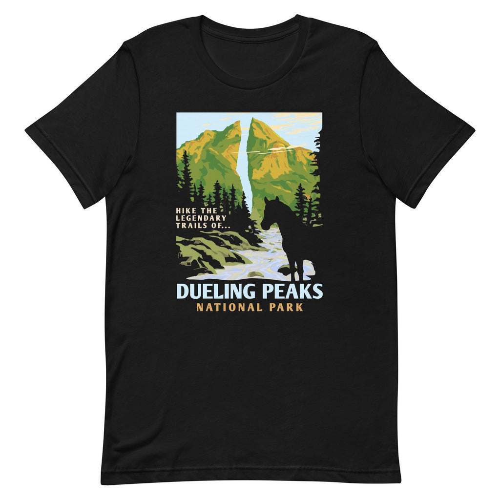 Dueling Peaks National Park Men's Signature Tee