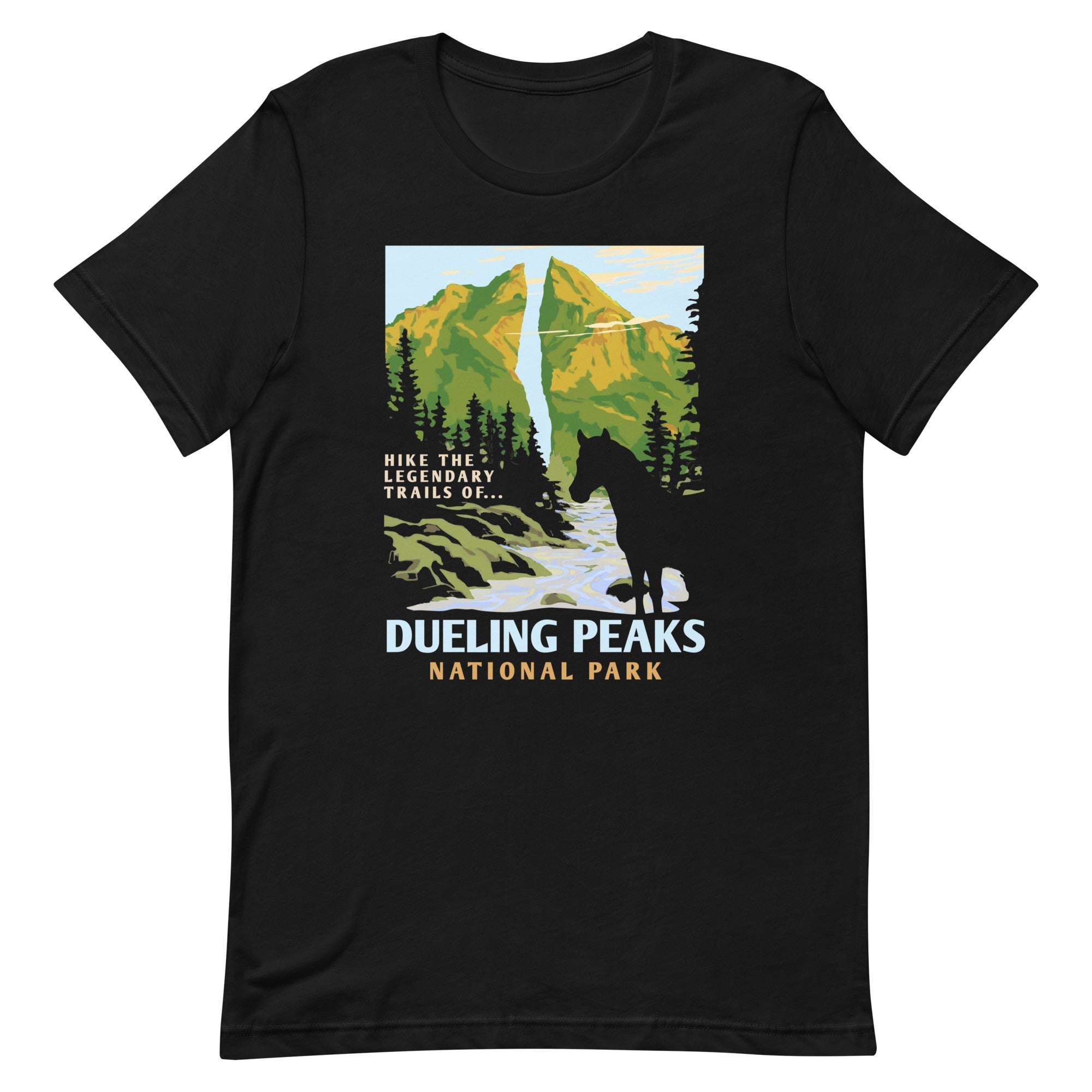 Dueling Peaks National Park Men's Signature Tee
