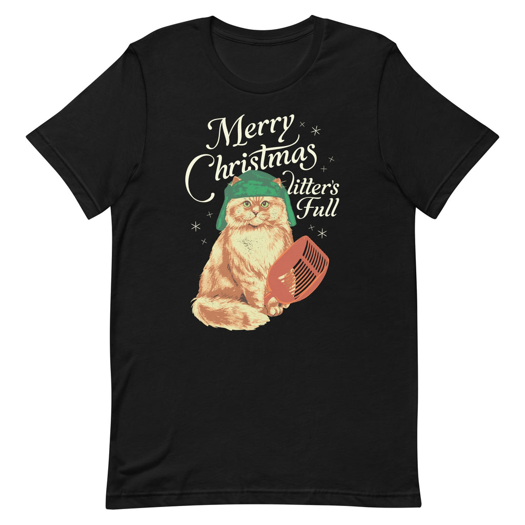 Merry Christmas Litter's Full Men's Signature Tee