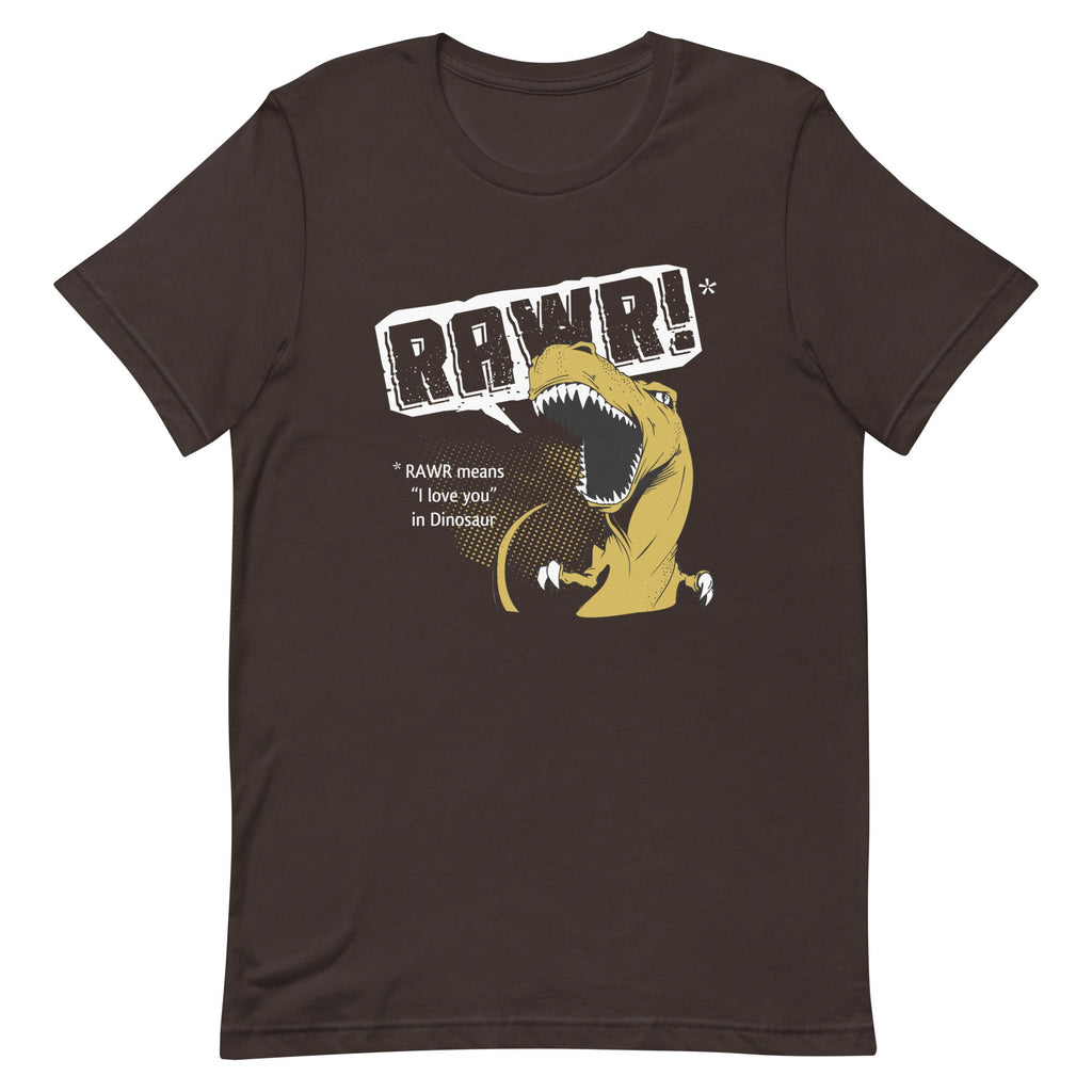 Rawr Means I Love You Men's Signature Tee
