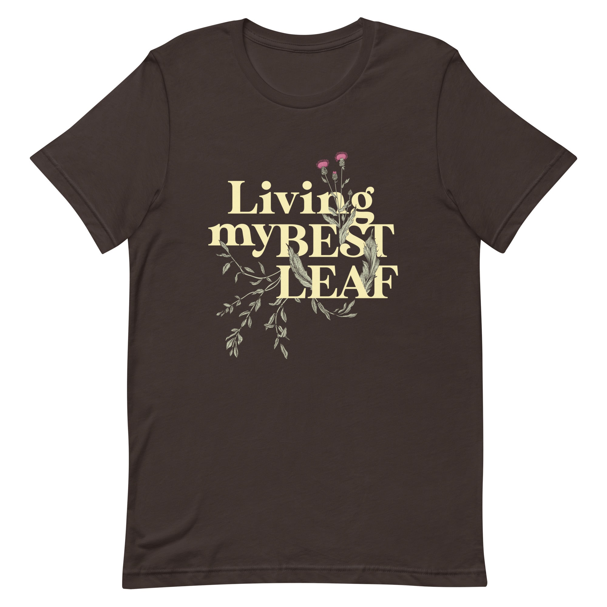 Living My Best Leaf Men's Signature Tee